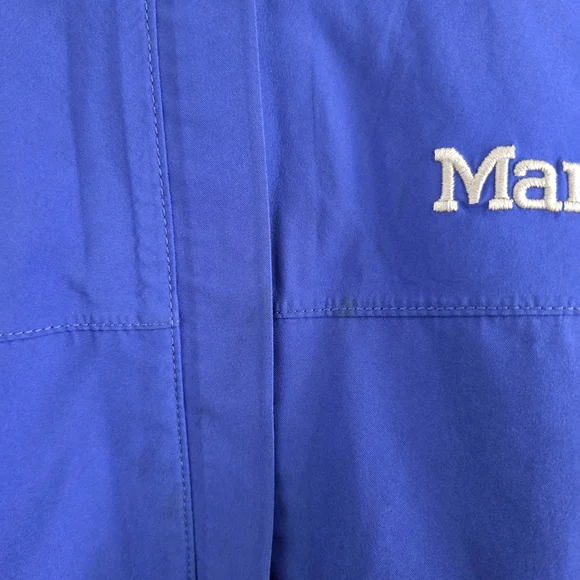 Marmot Blue Hooded Jacket - Picture 5 of 7